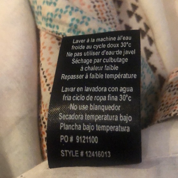 O’Neill Lined Sundress Adjustable Straps, Side Zipper, Tie Back - Picture 5 of 5